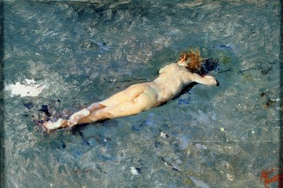 Un nu sur la plage de Portici - Mariano José María Bernardo Fortuny y Carbó